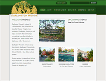 Tablet Screenshot of darlingtonwoods.com